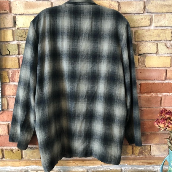 Vintage plaid jacket, men’s size large - Picture 3 of 3